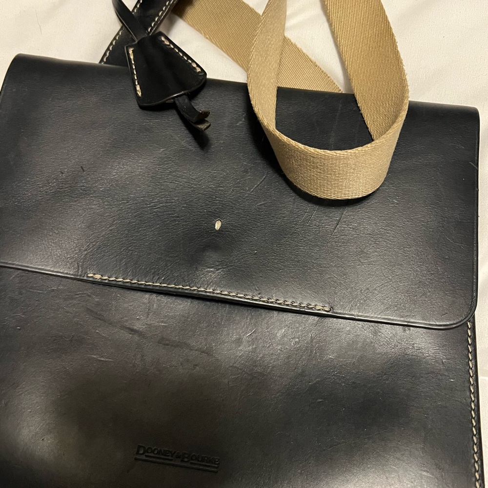 Dooney & Bourke Black Leather Crossbody Bag